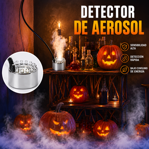 Máquina de Niebla LED para Halloween – Fuente de Niebla con 12 Luces de Colores para Fiestas y Decoración