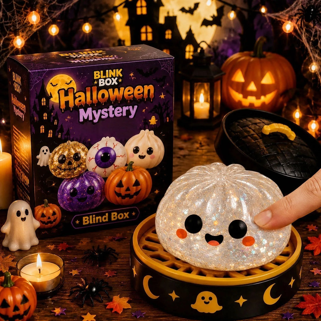 Cajas Sorpresas de Halloween 🎃 – Squishy Antiestrés de 5 estilos diferentes